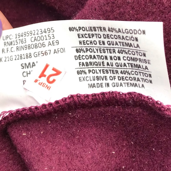 Champion Maroon Sweatshirt - Picture 7 of 8